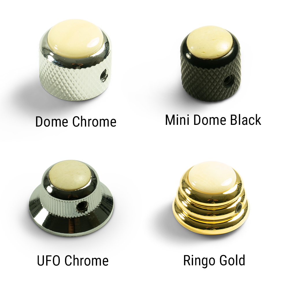 Q-Parts Knobs With Ivory Inlay