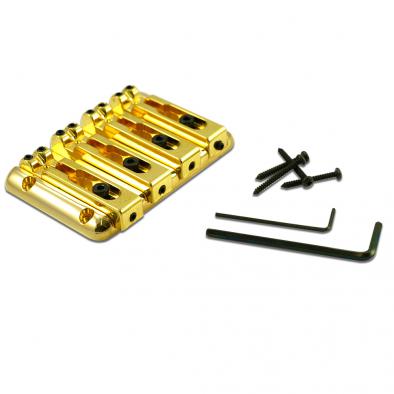 WD Ultra Deluxe 4 String Bass Bridge Gold