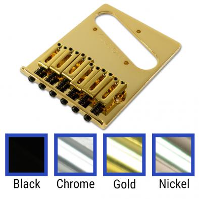 Kluson Contemporary Replacement Bridge For Fender Telecaster With Brass Or Steel Saddles
