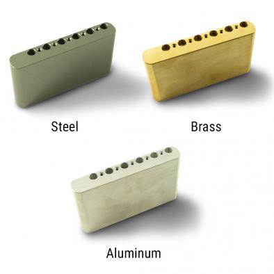 Kluson Milled Aluminum, Steel or Brass Sustain Block for Kluson Narrow Spaced Tremolo