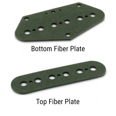 WD Telecaster Style Bridge Pickup Top or Bottom Fiber Plate