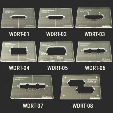 WD Music Products Routing Templates For Guitar Or Bass Pickups